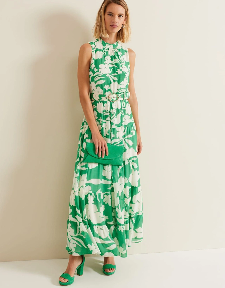 Kara Print Maxi Dress