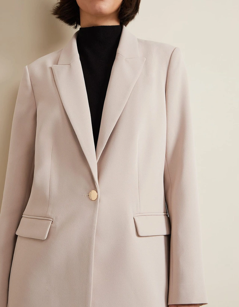 Elandra Pink Tux Blazer