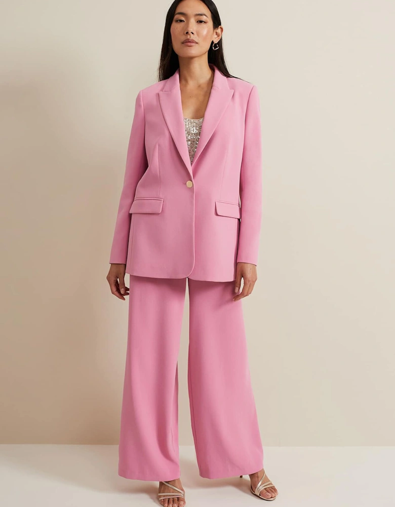 Elandra Pink Tux Blazer