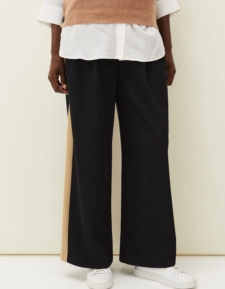 Mae Side Stripe Wide Leg Trouser