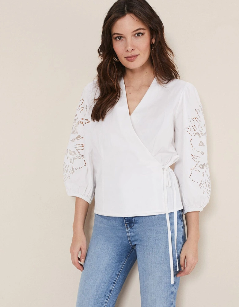 Kacey Broderie Blouse