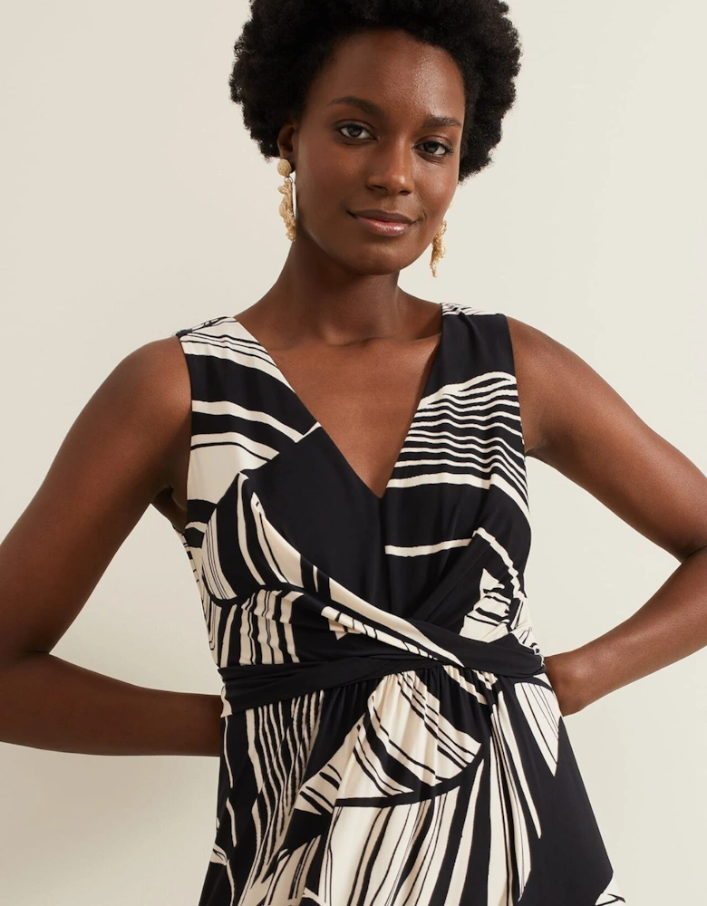 Artemis Abstract Maxi Dress