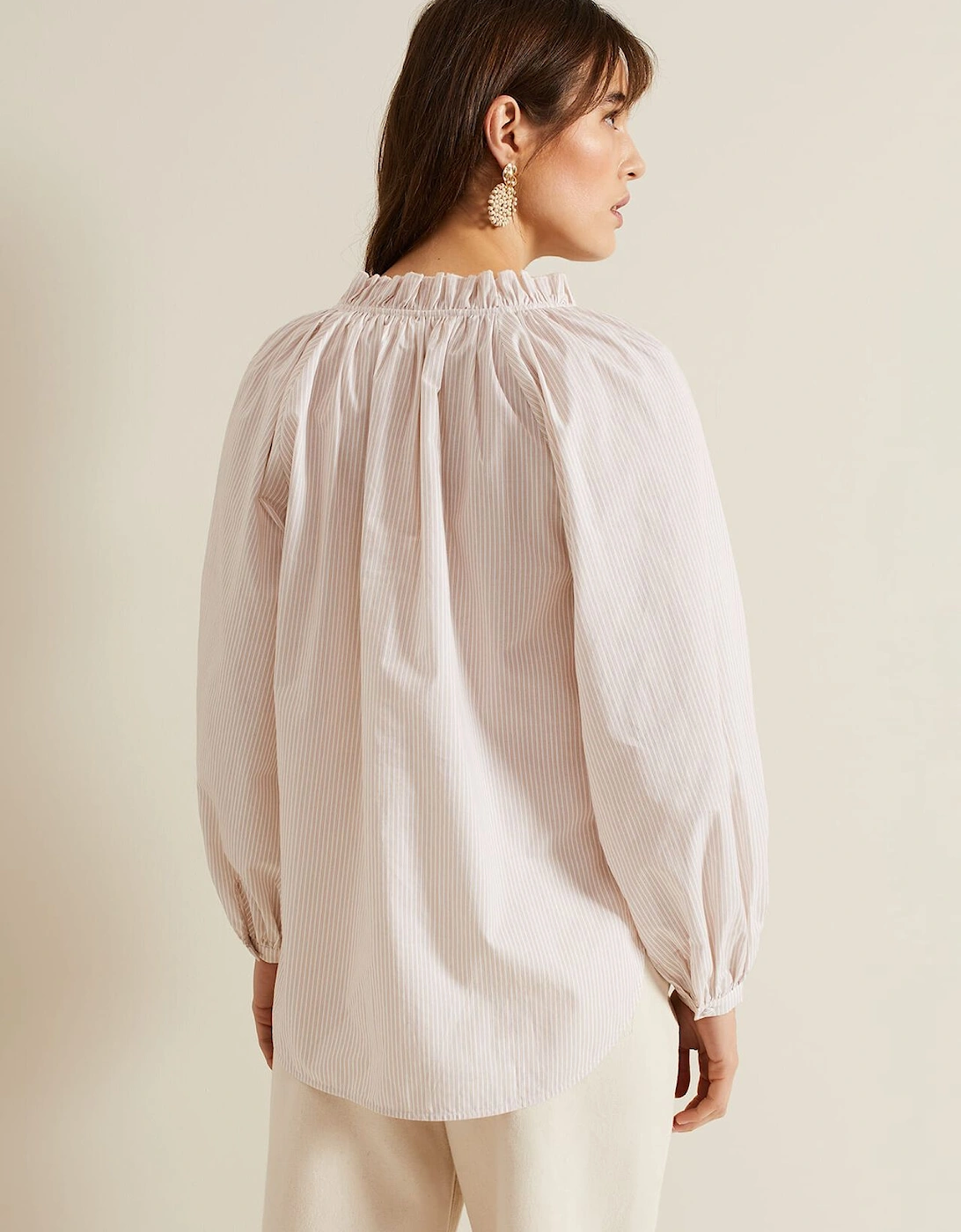 Seraphina Stripe Frill Shirt