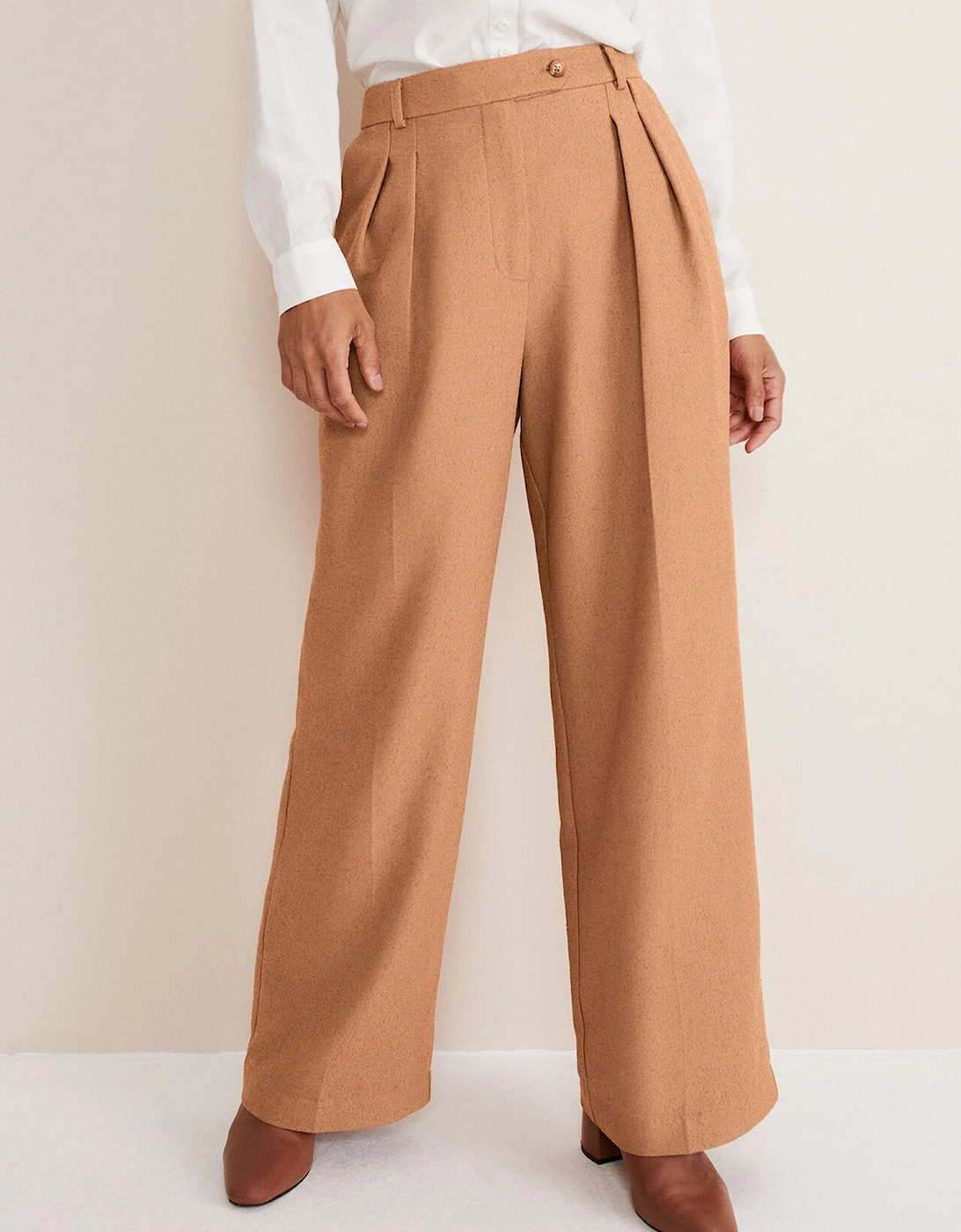 Dola Wide Leg Boucle Trouser