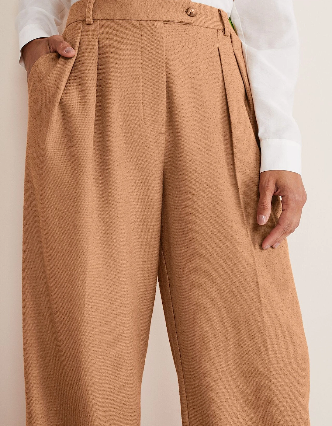 Dola Wide Leg Boucle Trouser