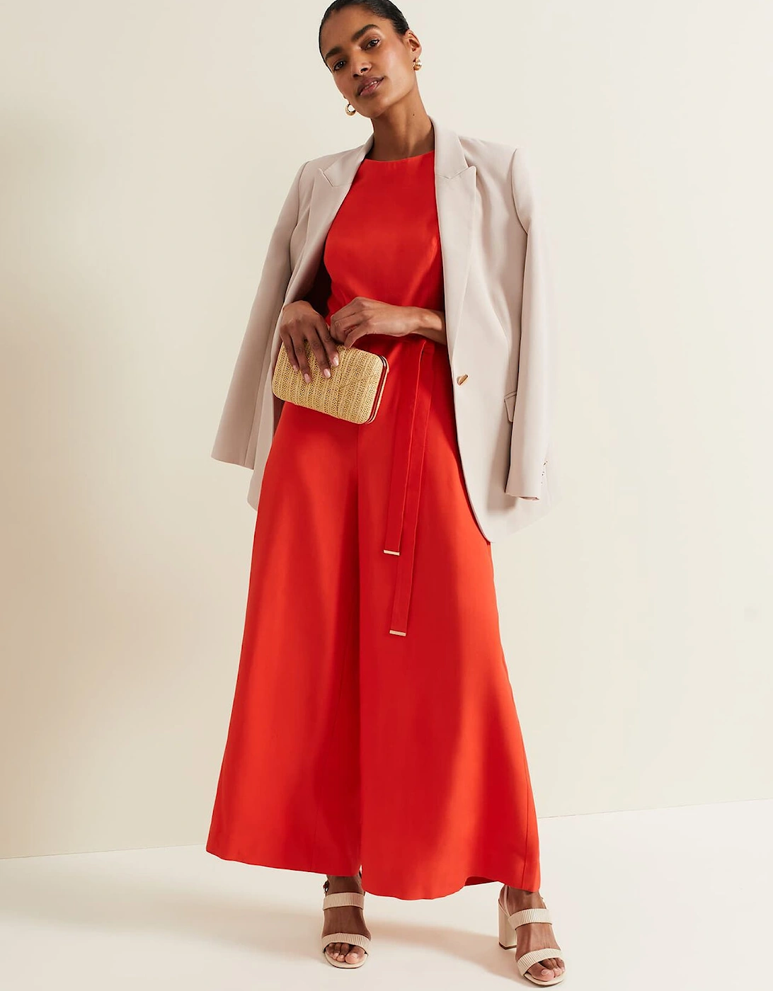 Marta Red Jumpsuit