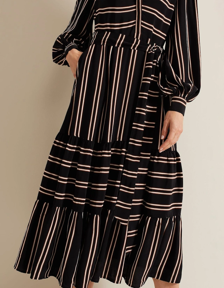 Laura Stripe Midaxi Dress