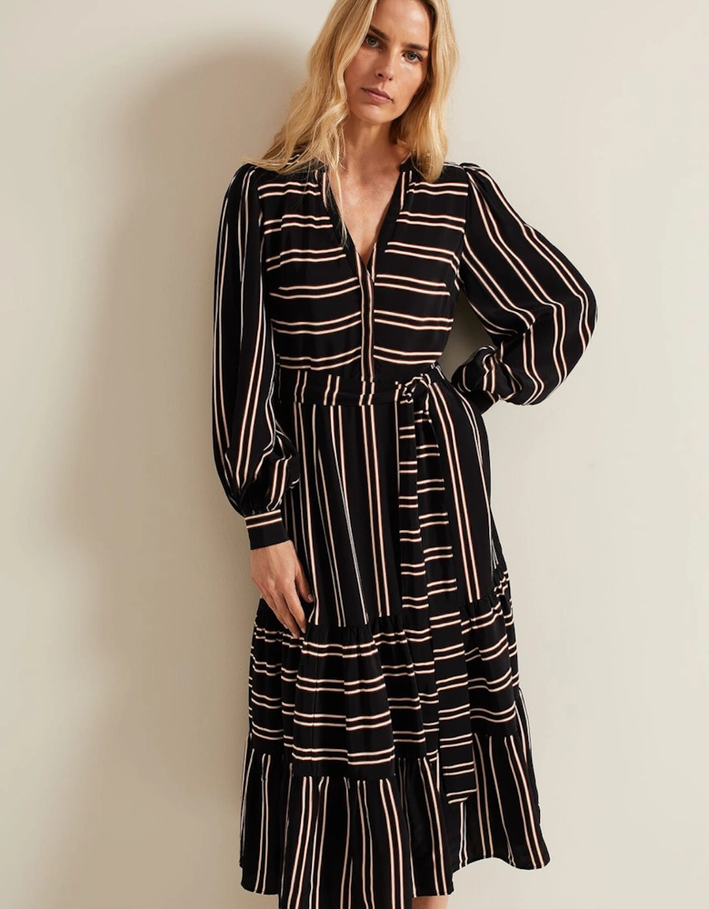 Laura Stripe Midaxi Dress