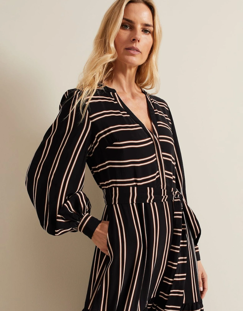 Laura Stripe Midaxi Dress