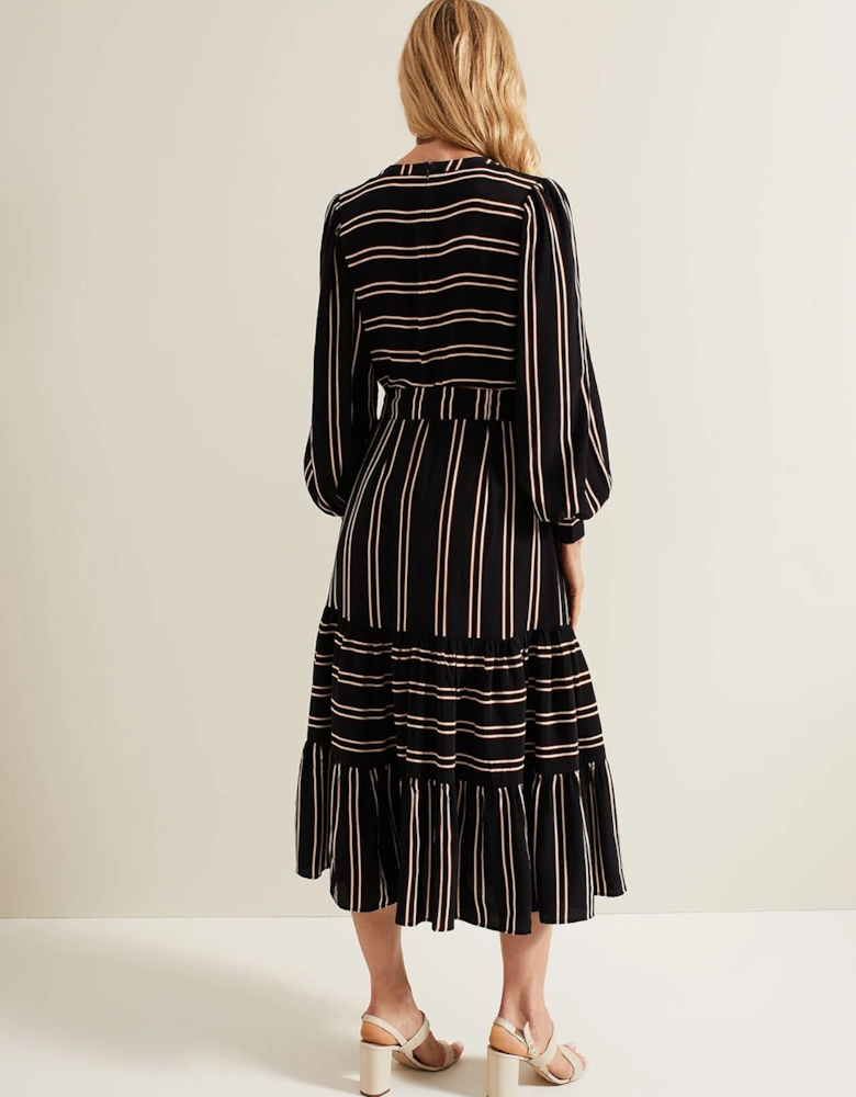 Laura Stripe Midaxi Dress