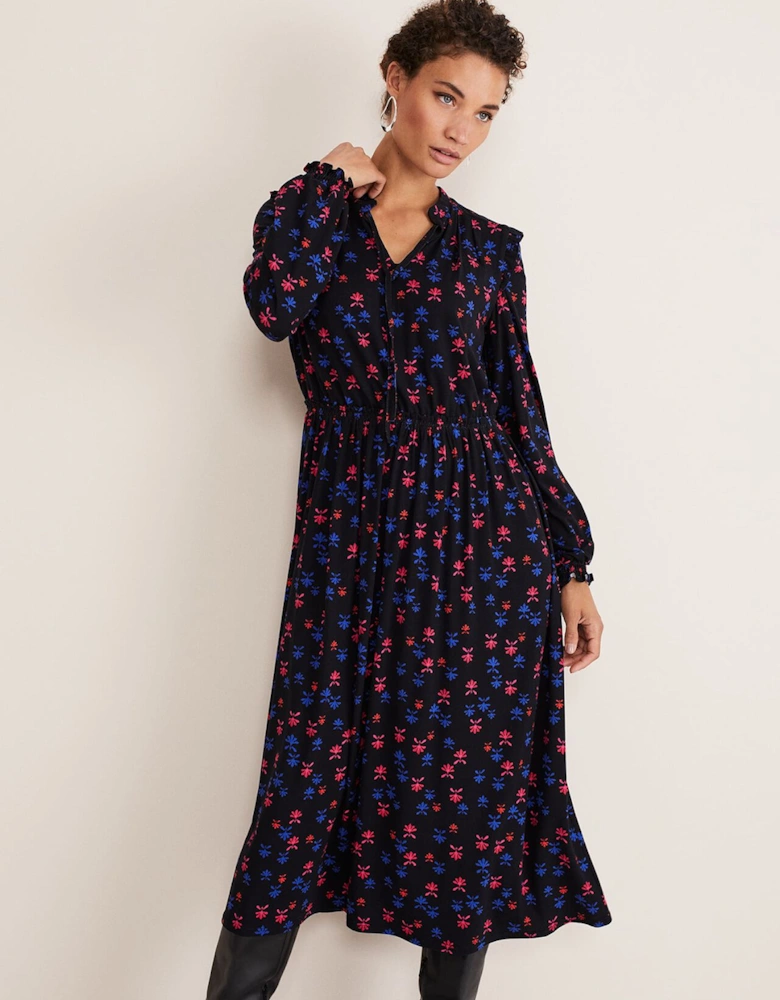 Karleen Ditsy Midi Dress