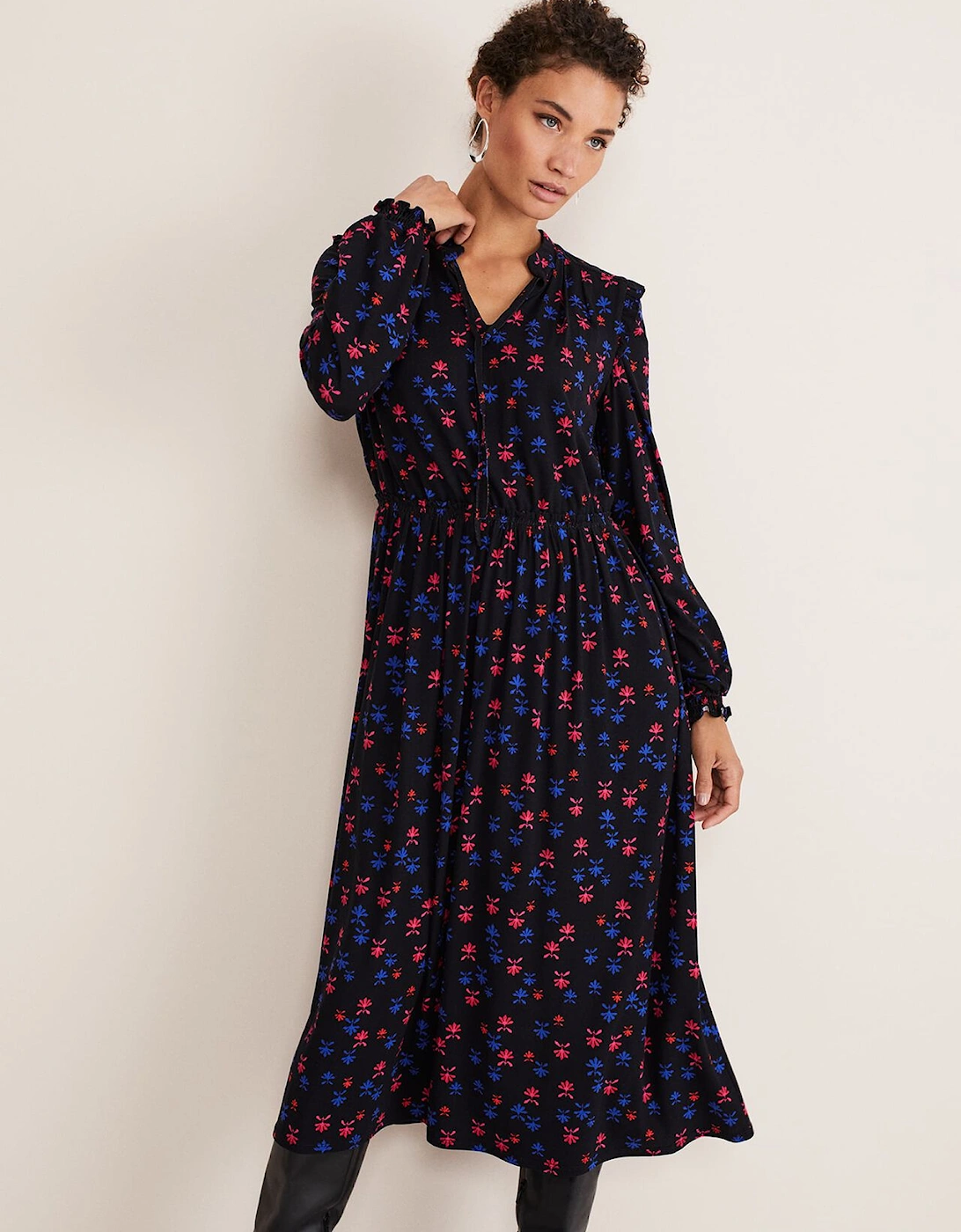 Karleen Ditsy Midi Dress