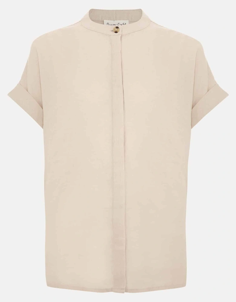 Kelsie Button Through Linen Shirt