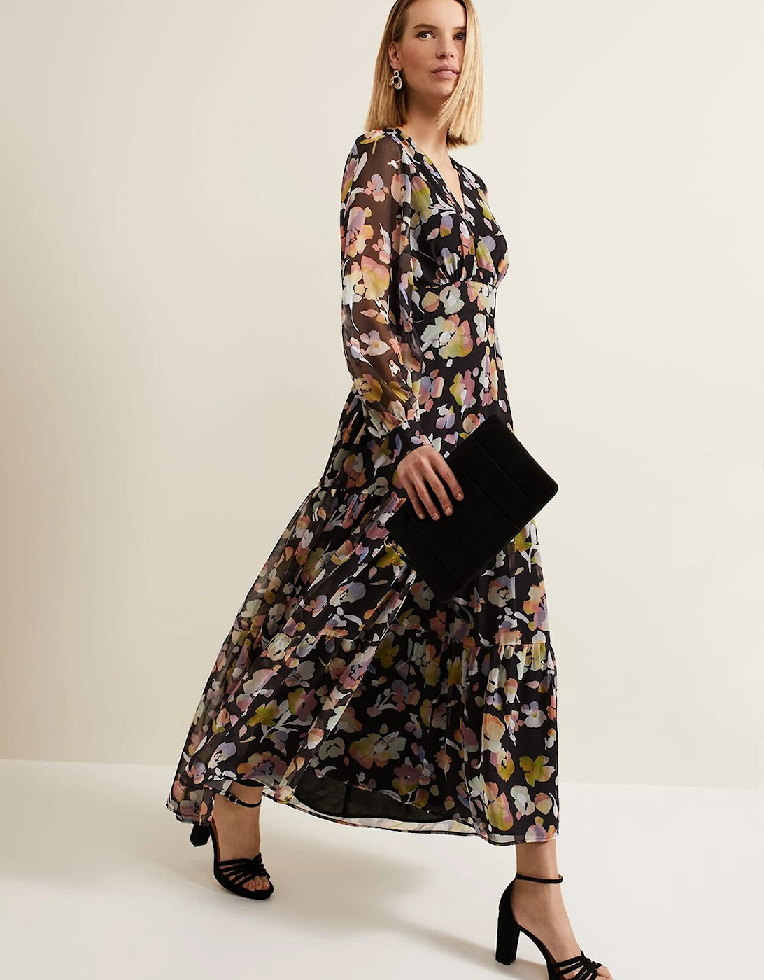 Sandra Floral Maxi Dress, 7 of 6