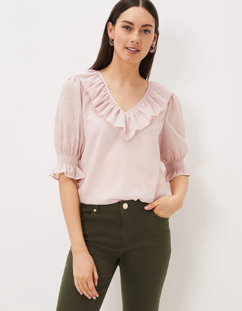 Chiarra Ruffle Collar Blouse