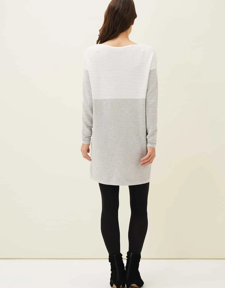 Maria Ribbed Colourblock Jumper Dress