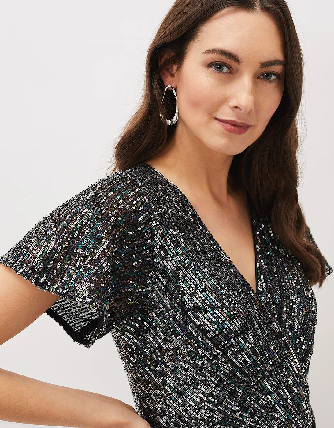 Amily Sequin Maxi Dress