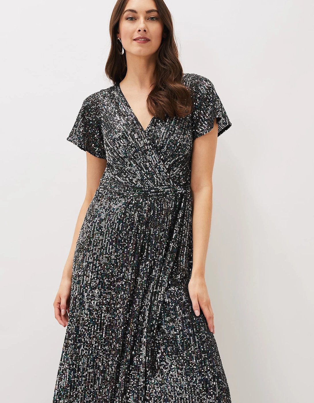 Amily Sequin Maxi Dress