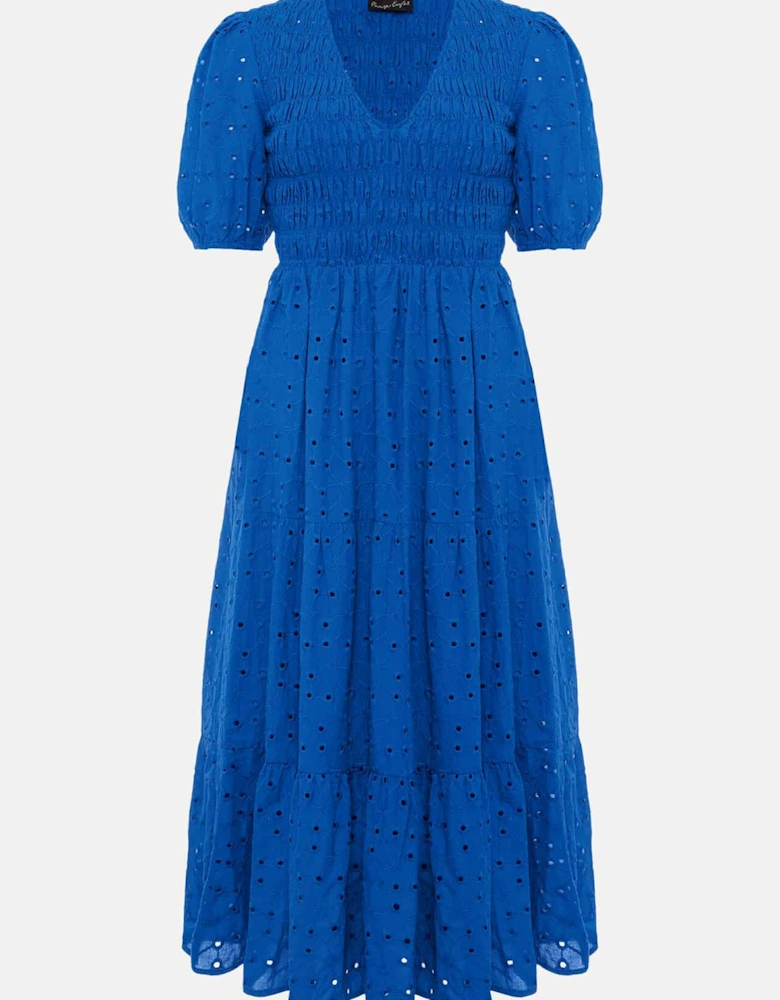 Gretta Broderie Midi Dress