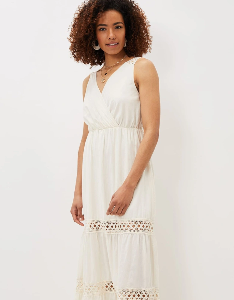 Mai Broderie Lace Maxi Dress