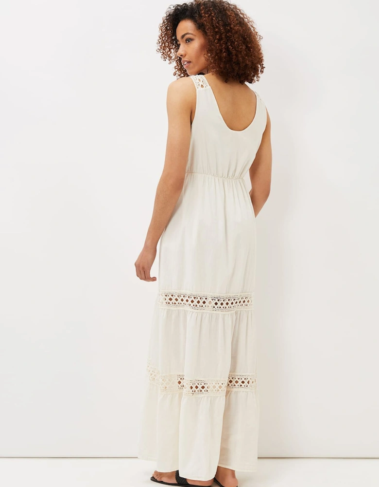 Mai Broderie Lace Maxi Dress