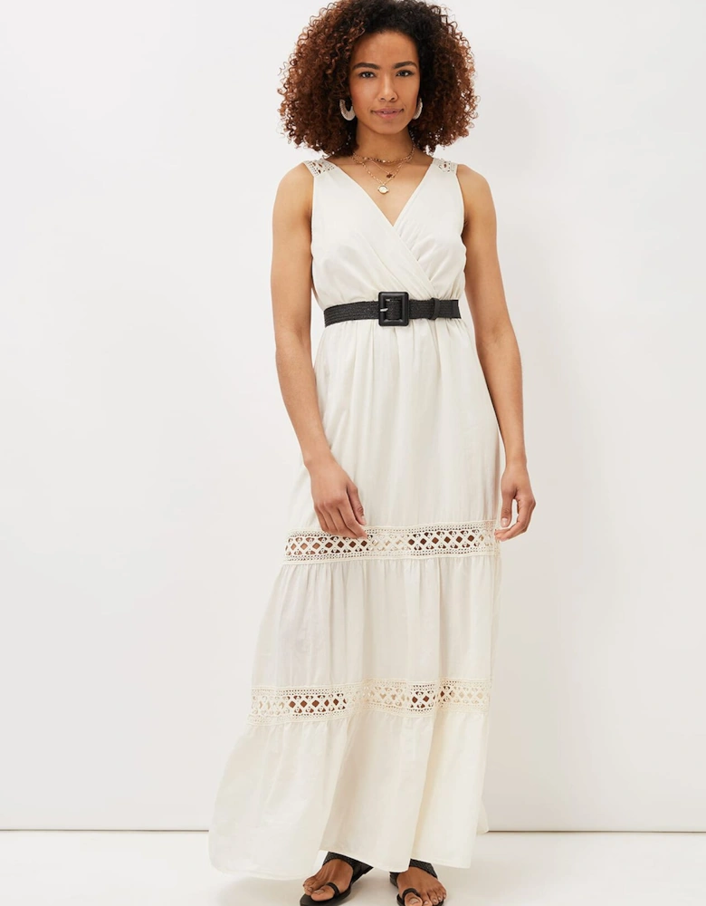 Mai Broderie Lace Maxi Dress