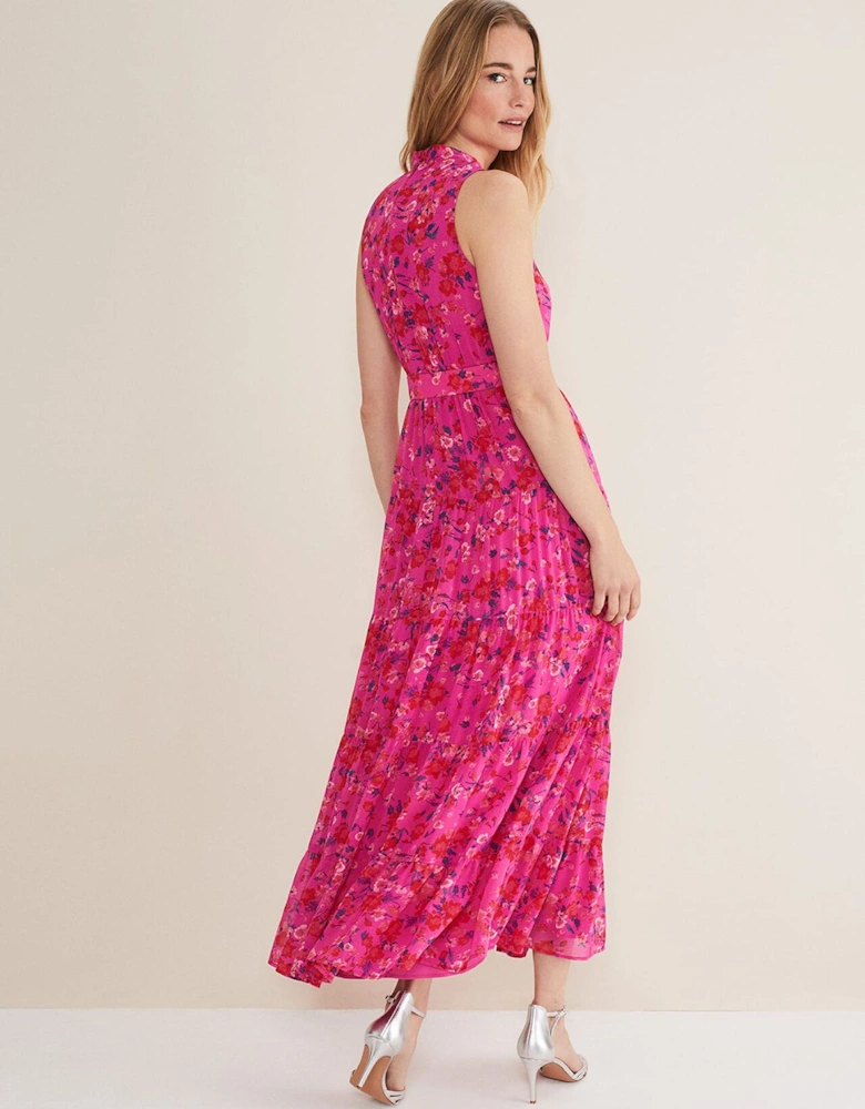 Kara Floral Tiered Maxi Dress