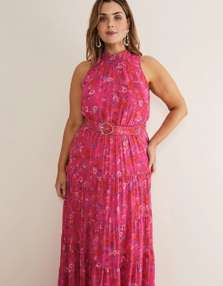 Kara Floral Tiered Maxi Dress