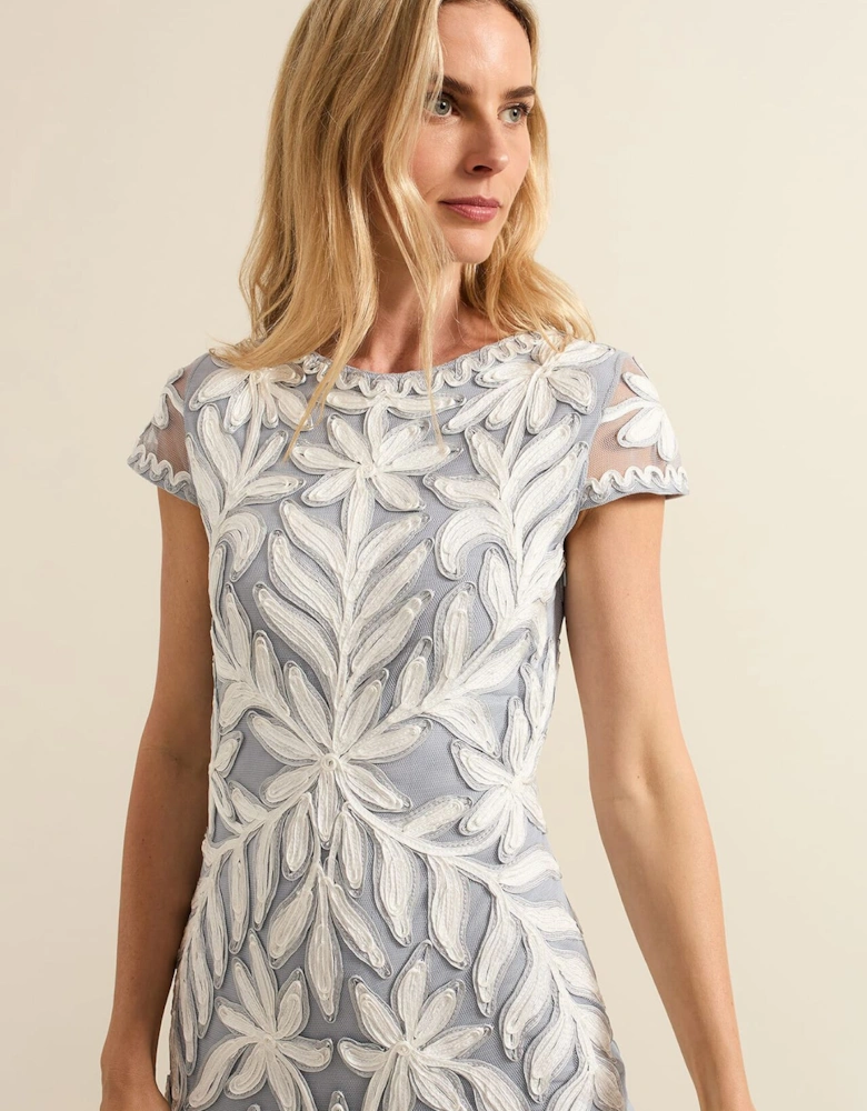 Isobel Tapework Lace Fitted Dress