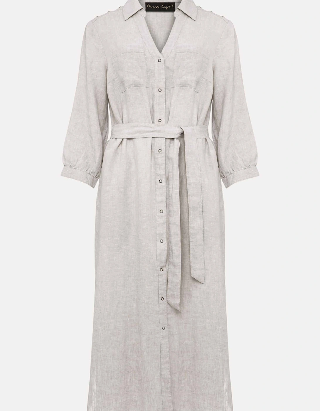 Harlyn Linen Shirt Dress