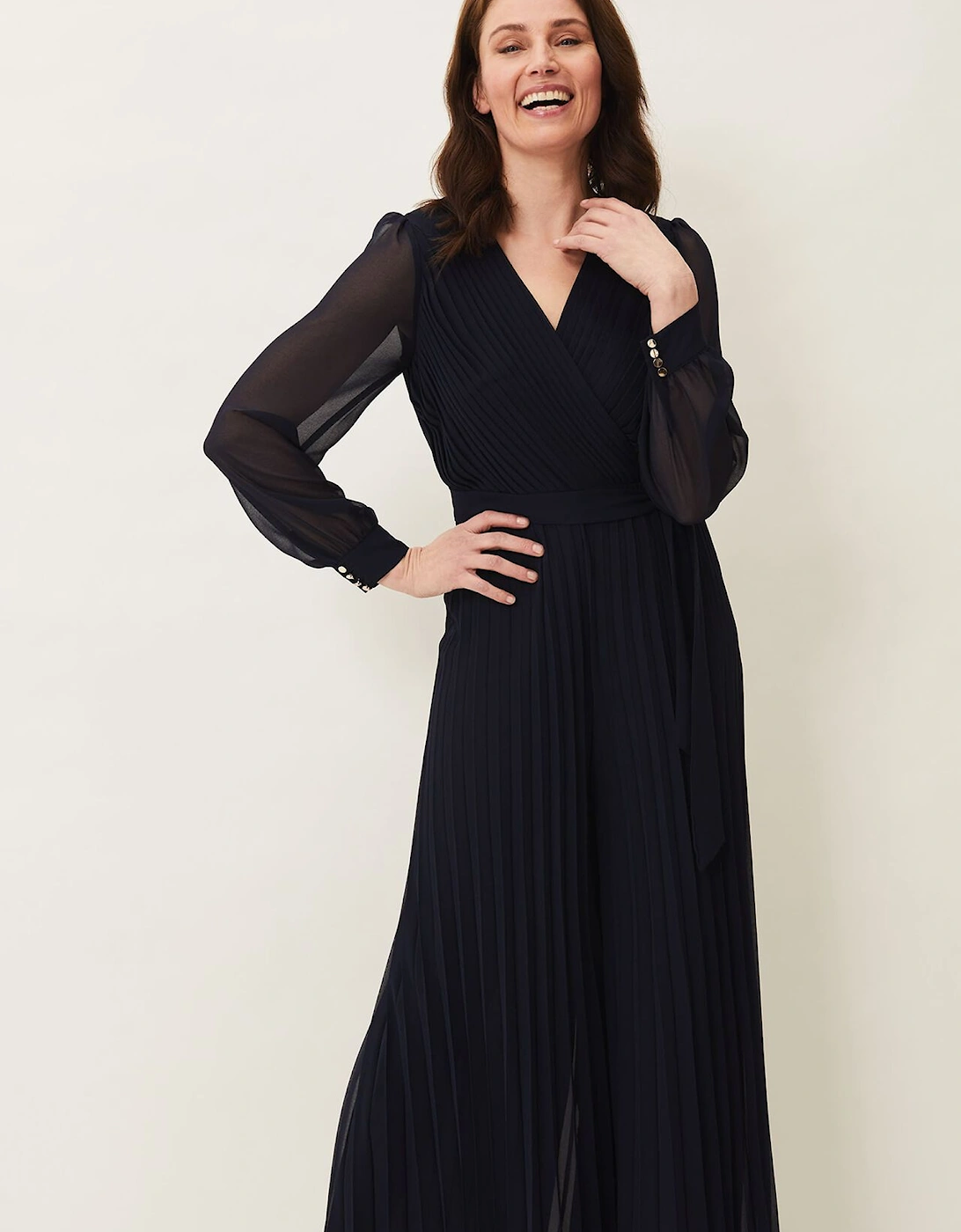 Phoebe Pleated Jumpsuit