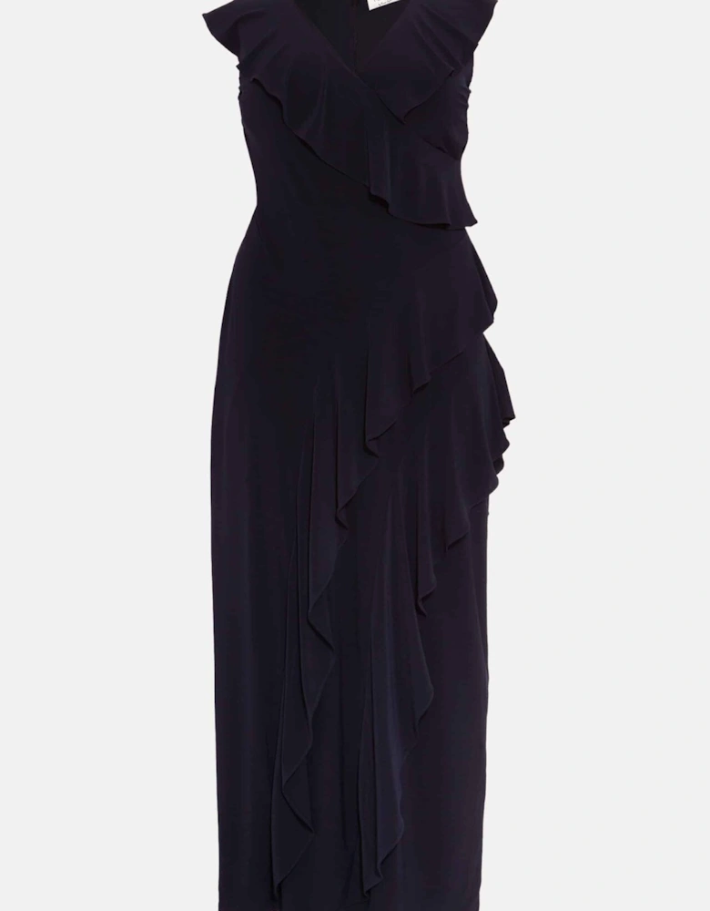 Lida Ruffle Maxi Dress