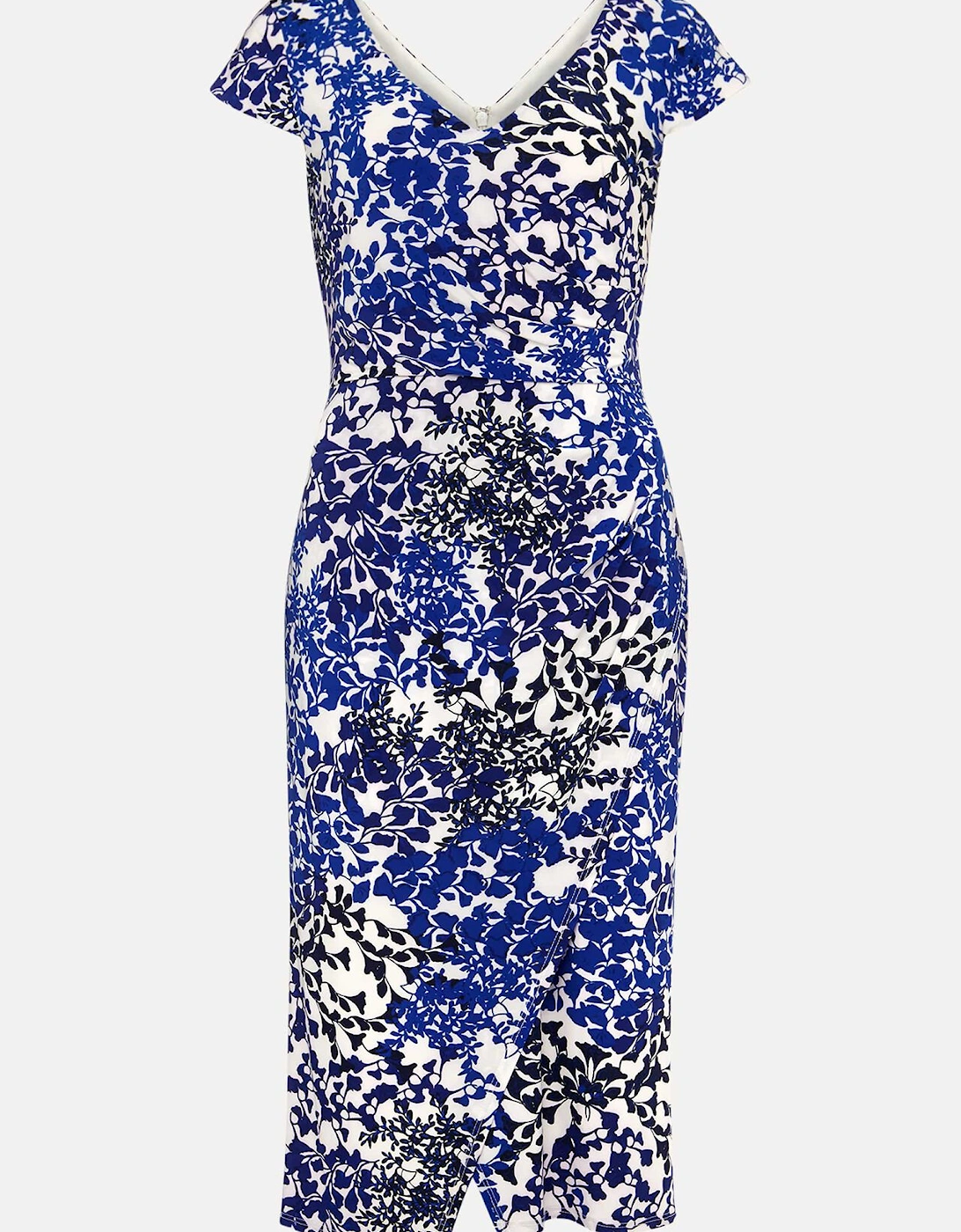 Arielle Contrast Print Jersey Dress