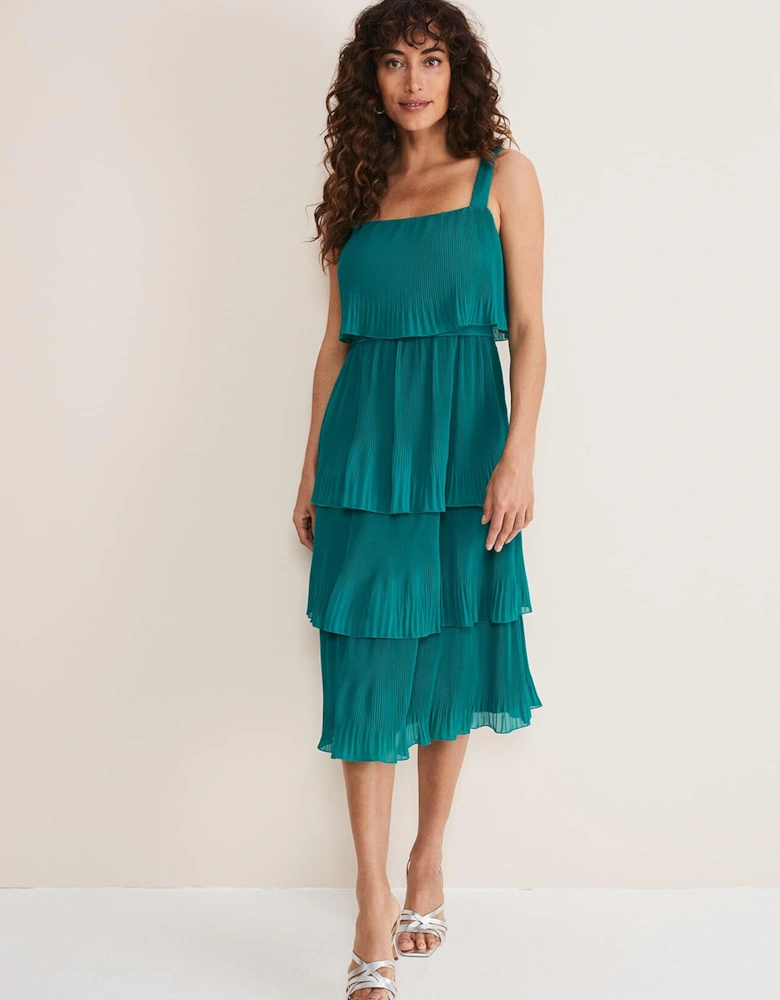 Arria Tiered Midi Dress