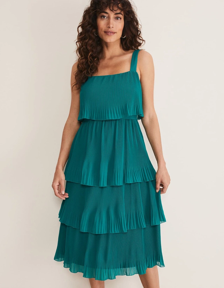 Arria Tiered Midi Dress