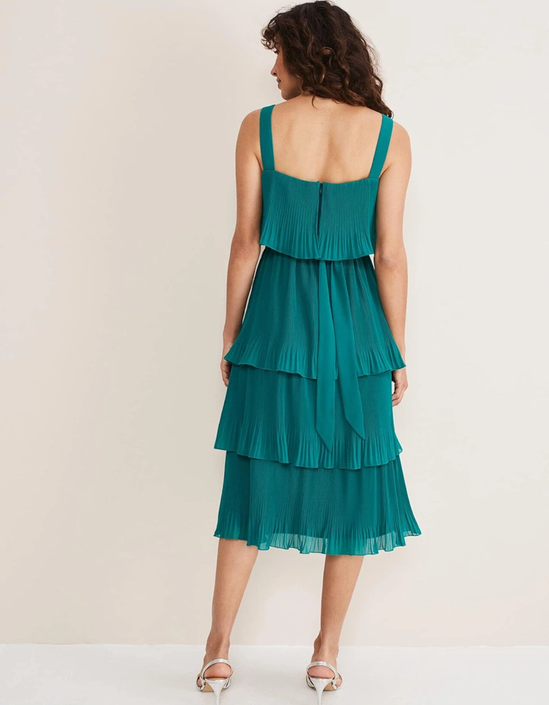 Arria Tiered Midi Dress