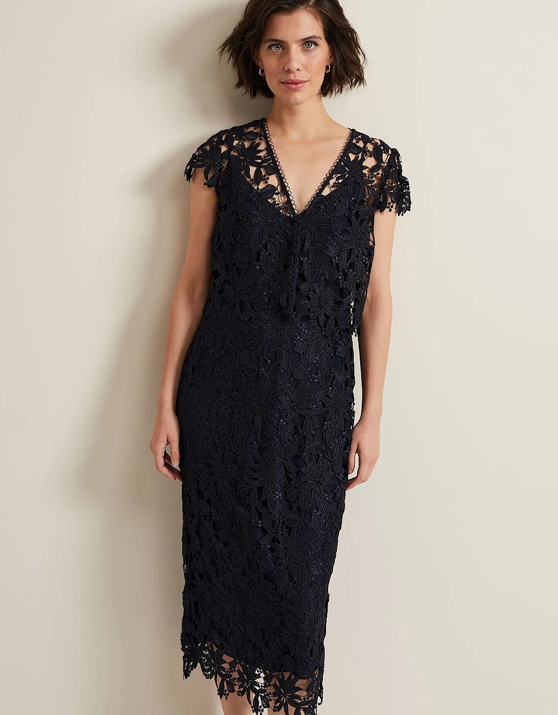 Meghan Lace Double Layer Dress, 9 of 8