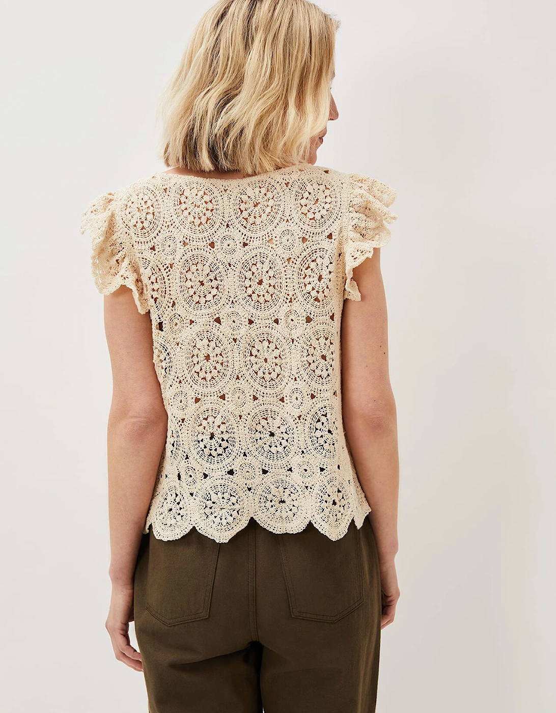 Paulie Crochet Pattern Knit Top