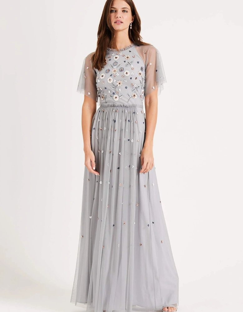 Celestra Embellished Maxi Dress