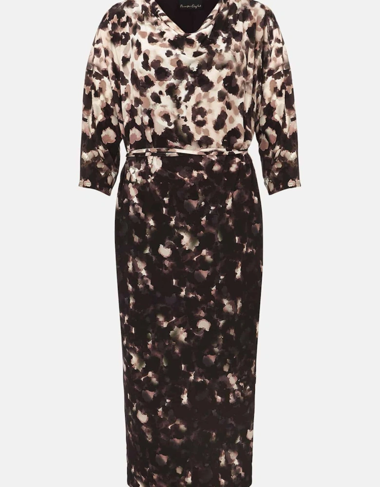 Corrie Abstract Spot Print Dress