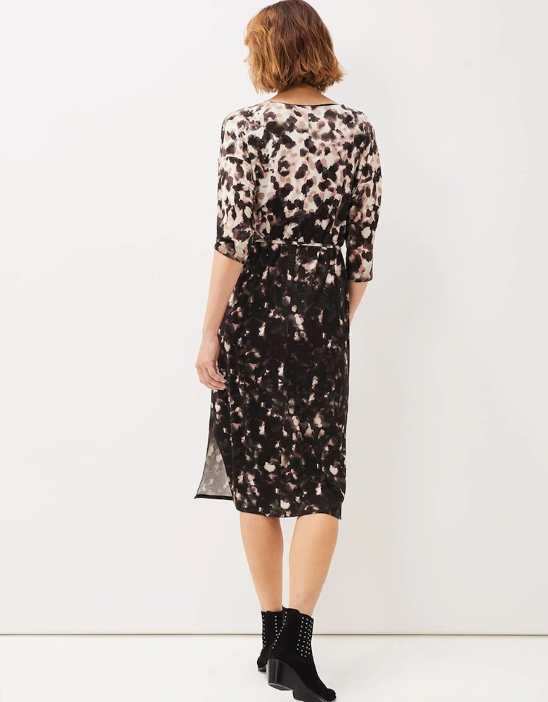 Corrie Abstract Spot Print Dress