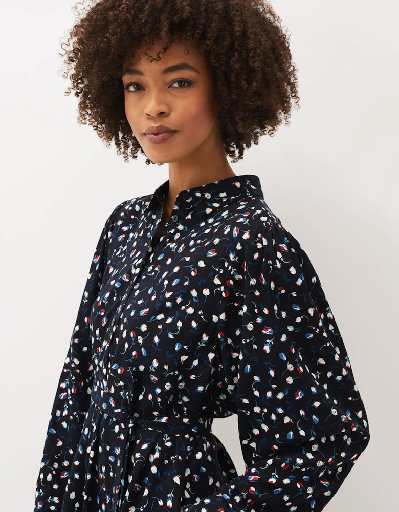 Alexandra Ditsy Print Shirt Dress