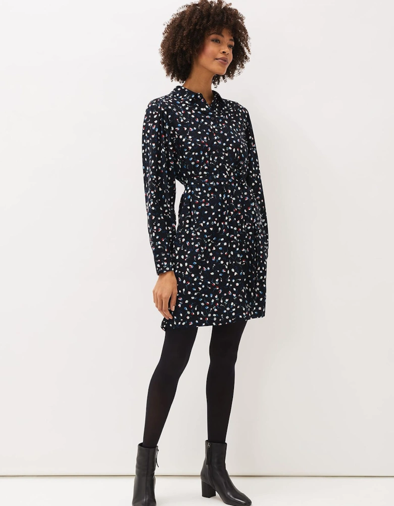 Alexandra Ditsy Print Shirt Dress