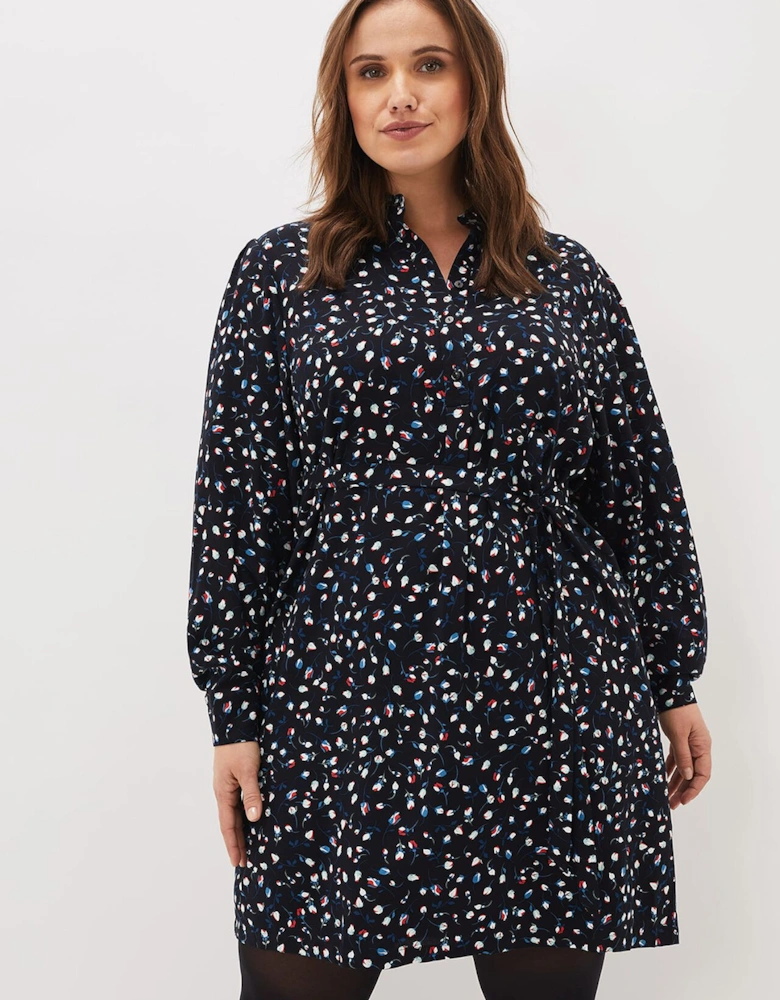 Alexandra Ditsy Print Shirt Dress