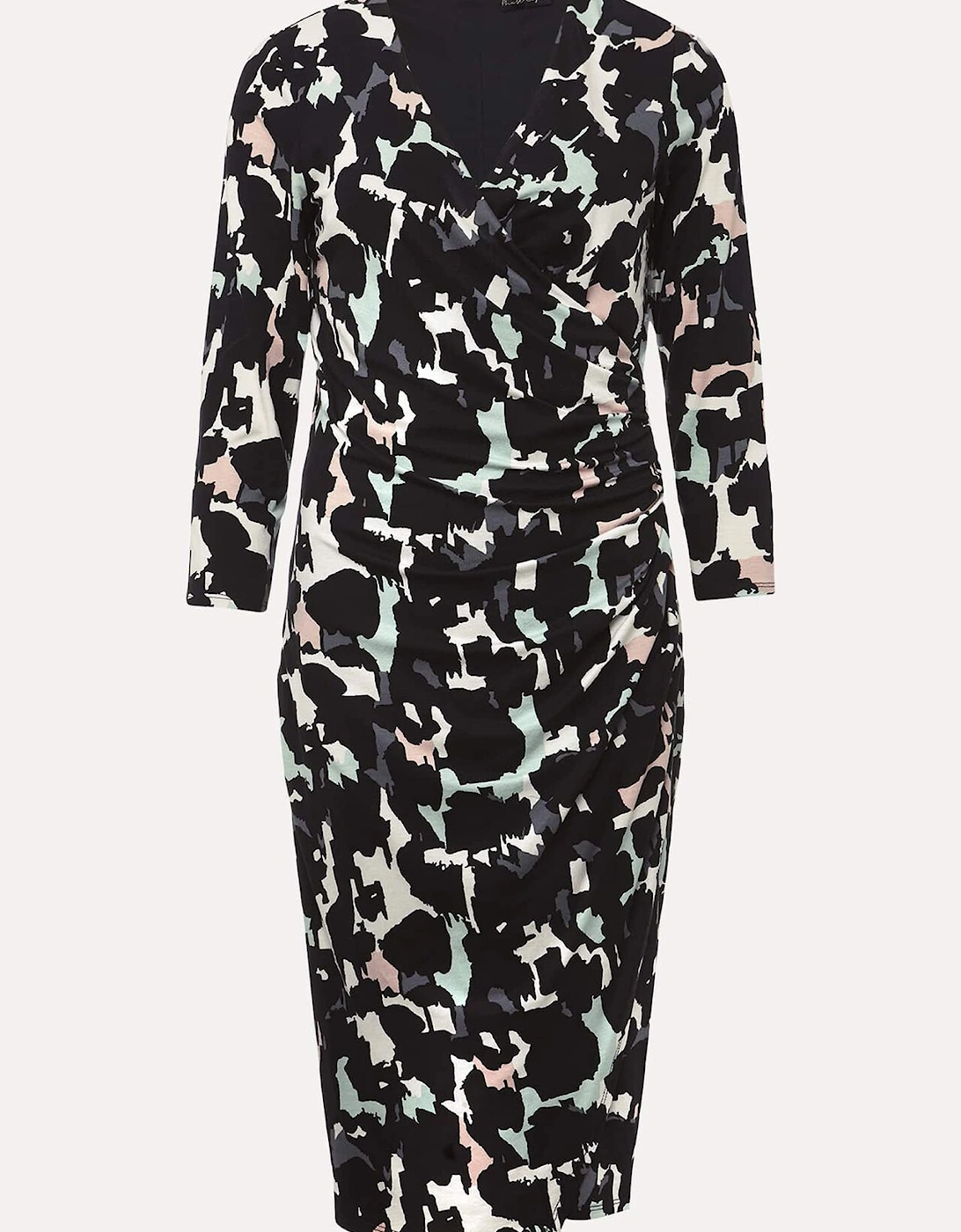 Lanor Wrap Printed Jersey Dress