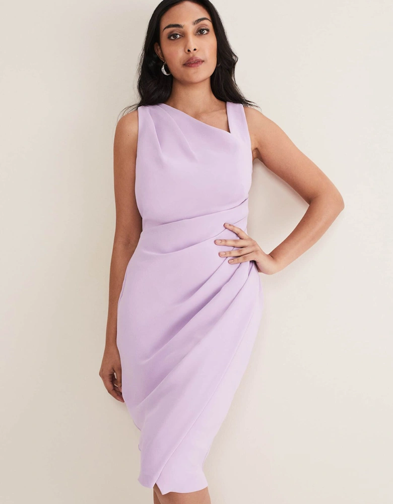 Petite Emmie Asymmetric Hem Dress