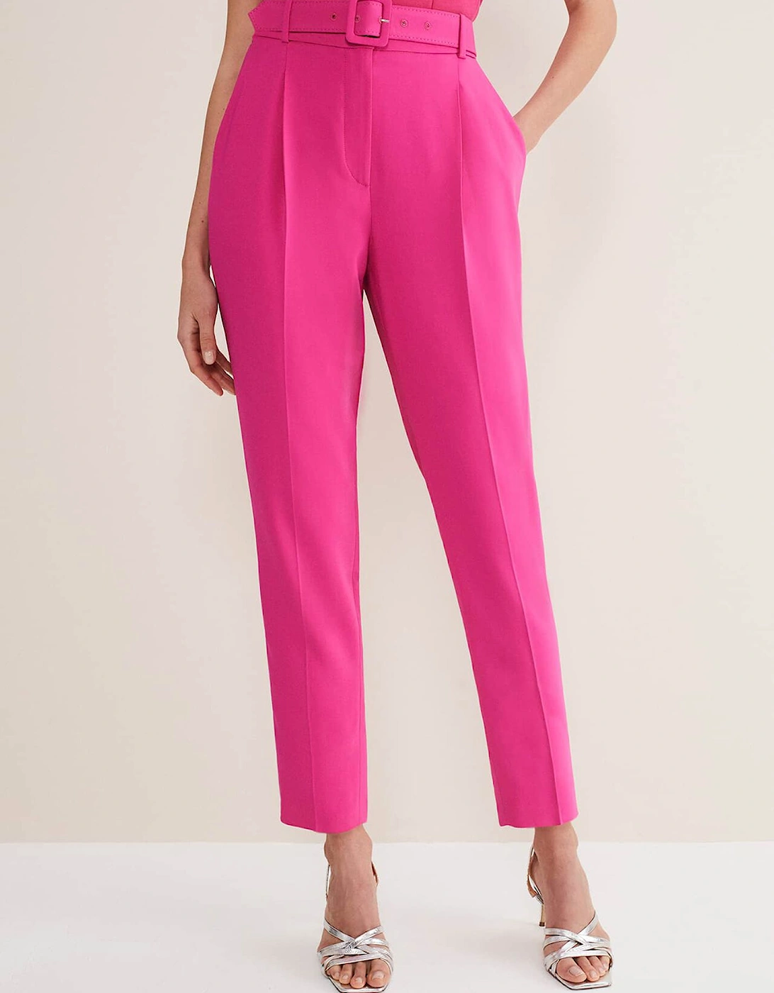 Adria Belted Cigarette Trousers