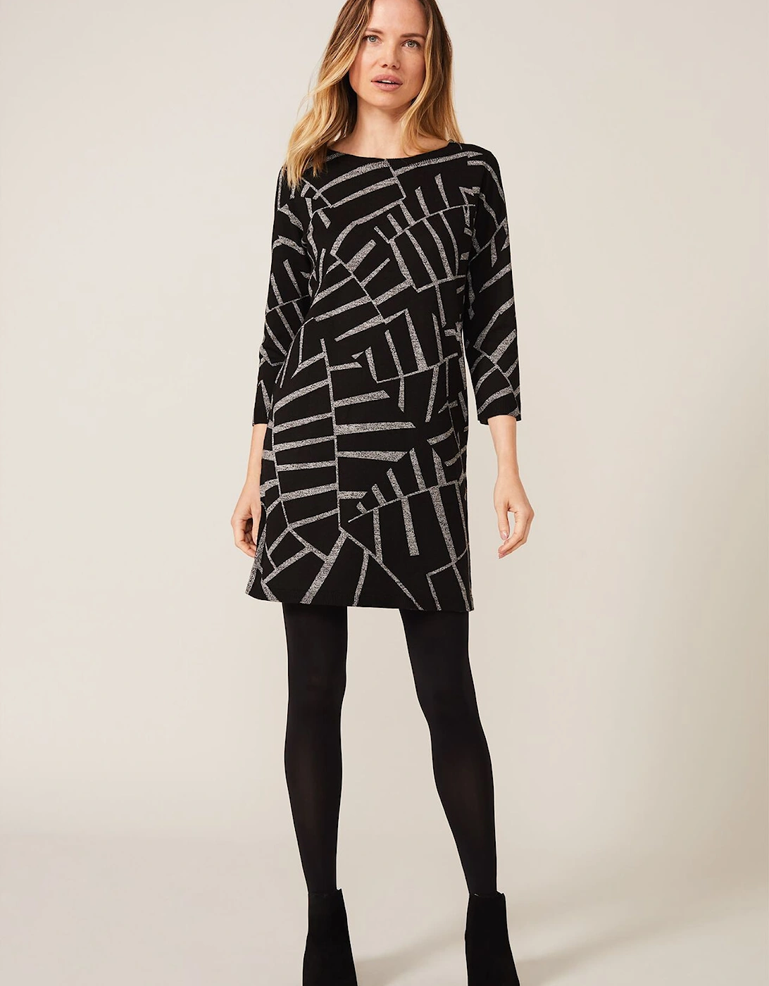 Marthe Abstract Print Knit Dress