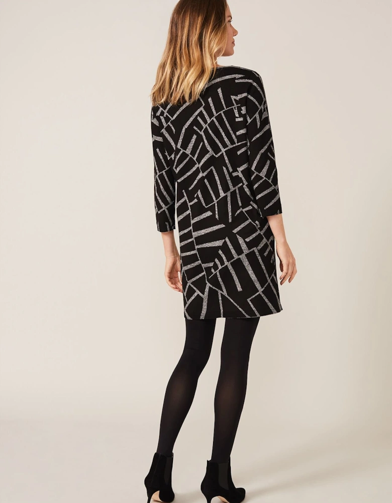 Marthe Abstract Print Knit Dress