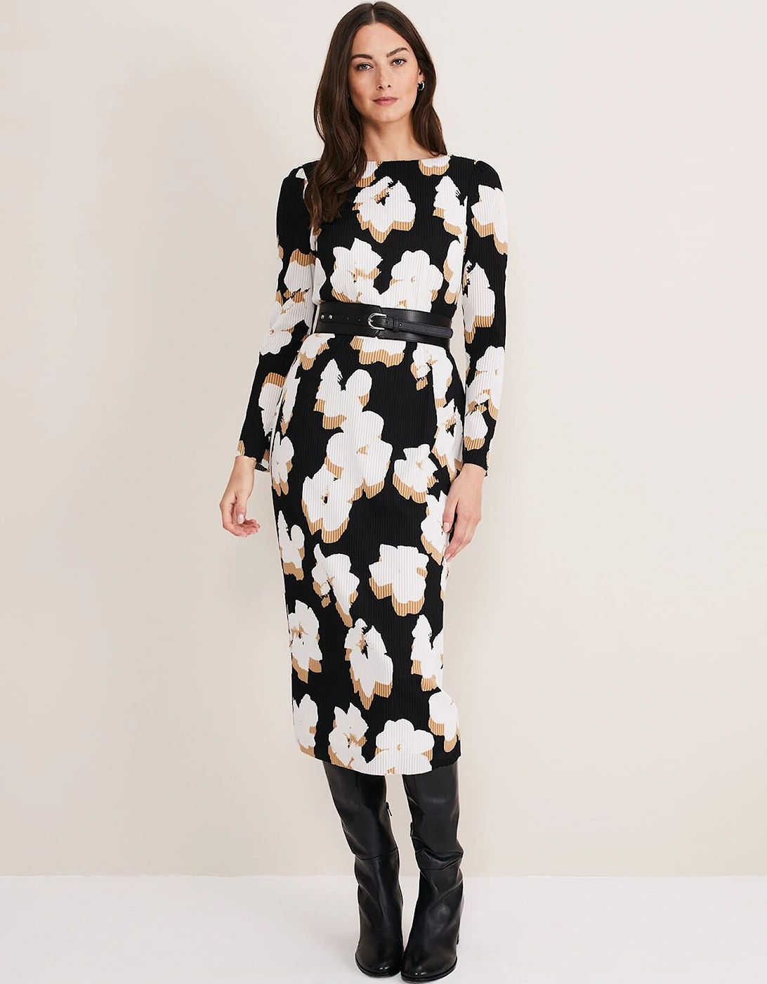 Kinzlee Printed Jersey Dress, 7 of 6